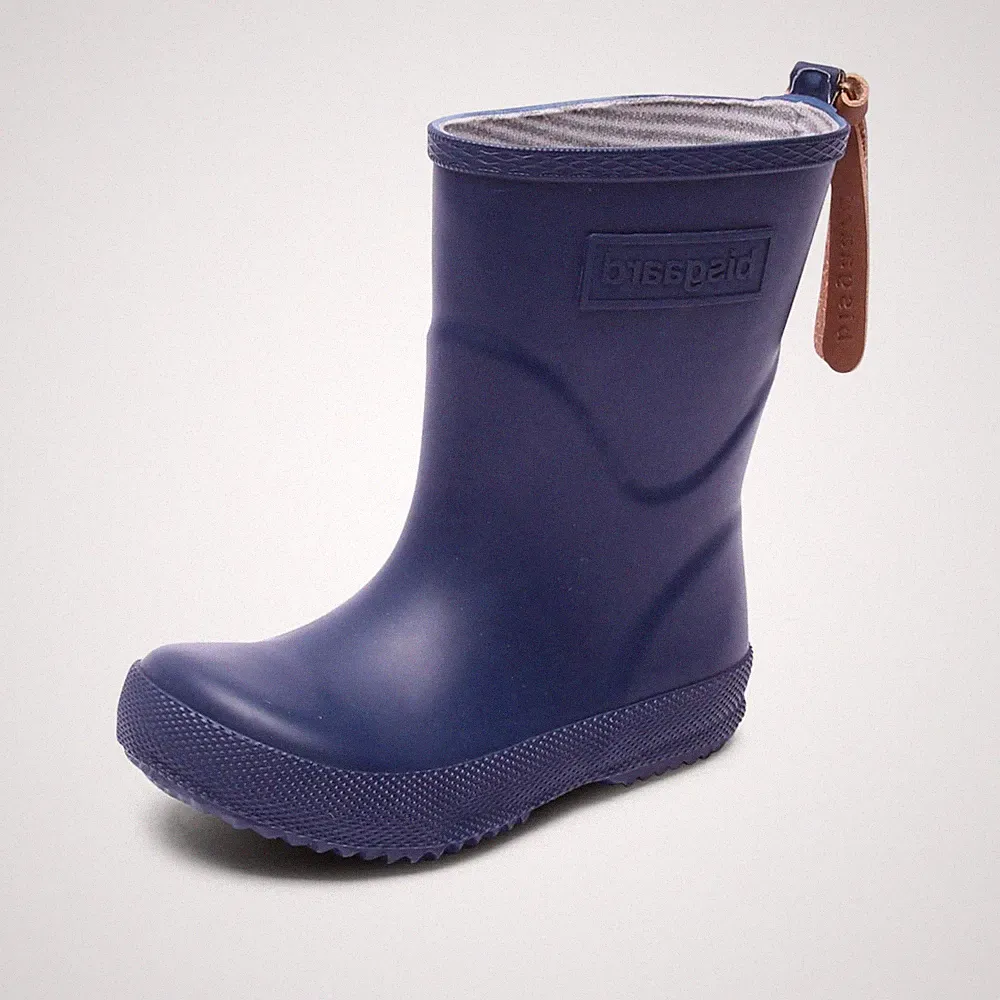 Unisex Kinder Basic Rubber Gummistiefel, Navy, 33 EU