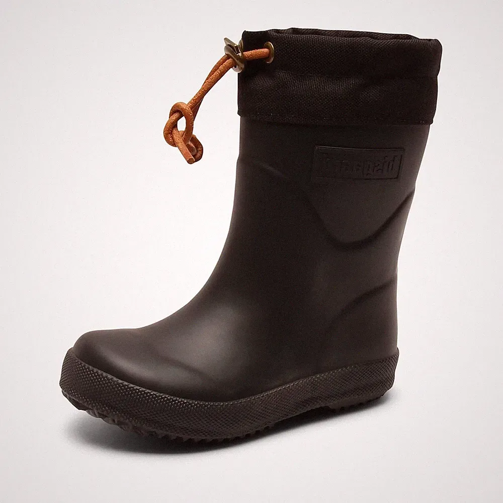 Unisex Kinder Thermo Gummistiefel, Schwarz, 38 EU