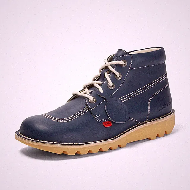 UnisexStiefeletten aus Leder, Alternative Kick Hi Classic, pflanzliches Mater...