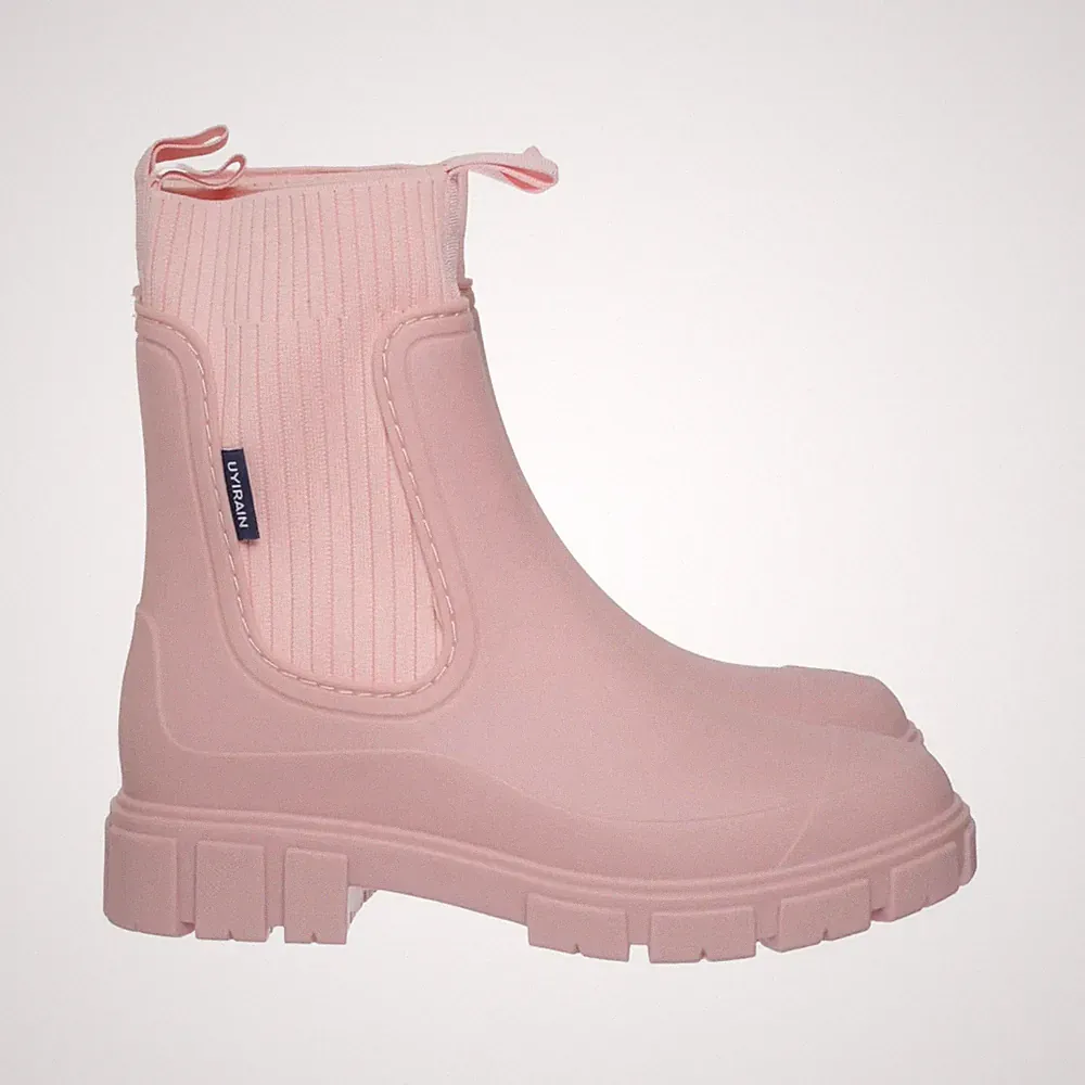 Uyirain, Kurze Gummistiefel, Größe: 41, Pink, Damen #kx6