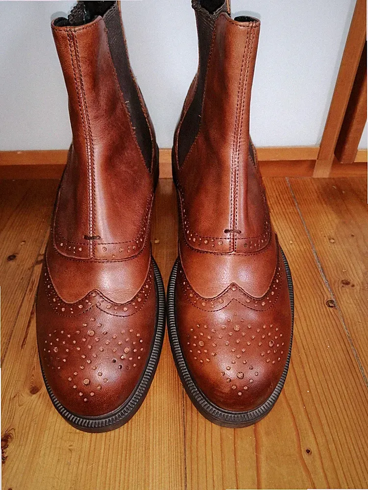 Vagabond -Damen Chelsea Stiefel, Gr. 39, Leder, Braun, Neuwertig!