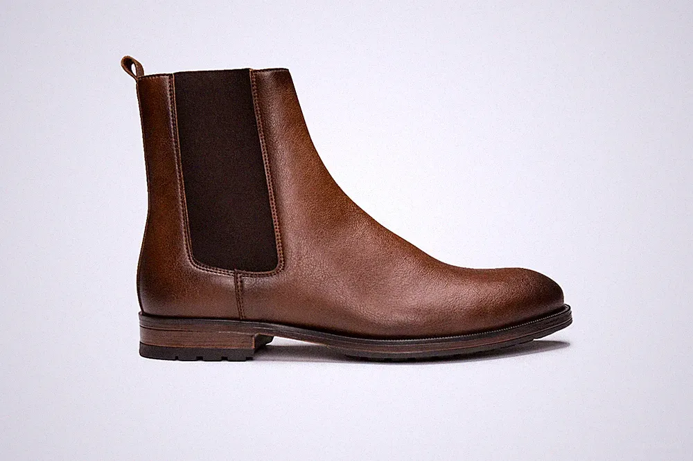 Vegane Boots Chelsea innovatives mit elastischen Panel- Seiten Rutschfestsohle