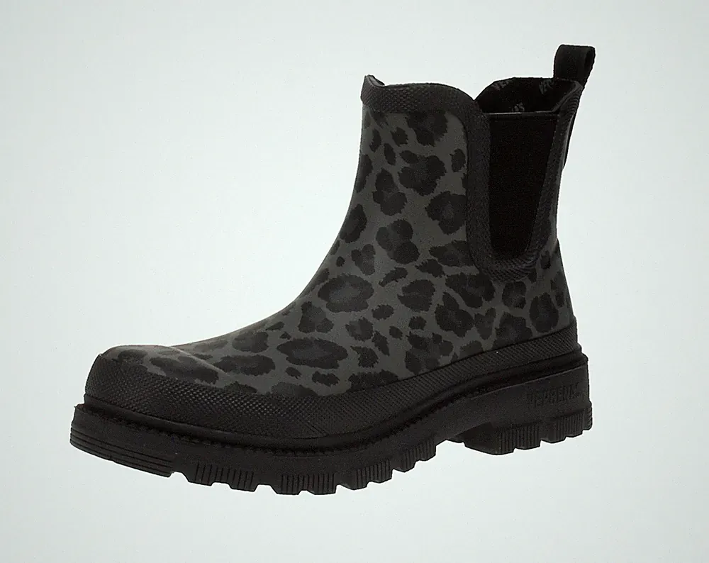 Verbenas 9302180945 Lua Mate Animal - Damen Chelsea Boots - Black-Leo-Black