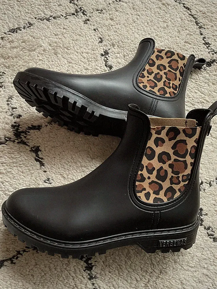 Verbenas Chelsea Boots Gr.39 schwarz/Animal Print TOP!!!