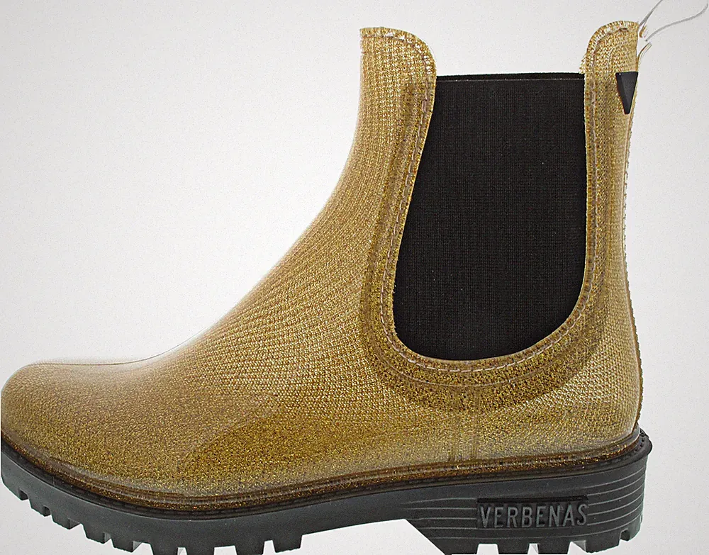 Verbenas Gaudi Igor Damen Gummistiefel gold