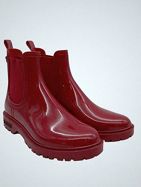 VERBENAS Gummistiefel Damen Stiefel Gr. DE 39 rot Casual-Look