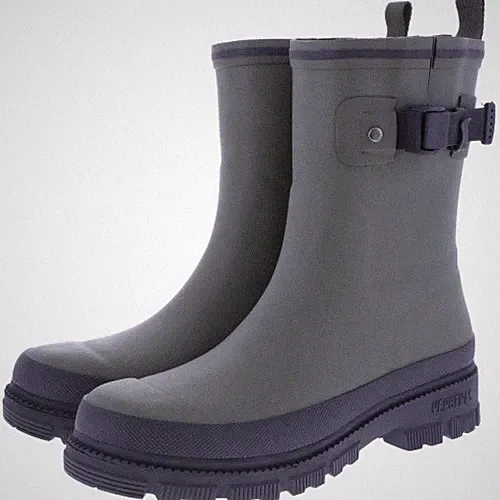 Verbenas | Lina Mate Combi | Khaki-Black | Naturkautschuk | Damen Gummistiefel