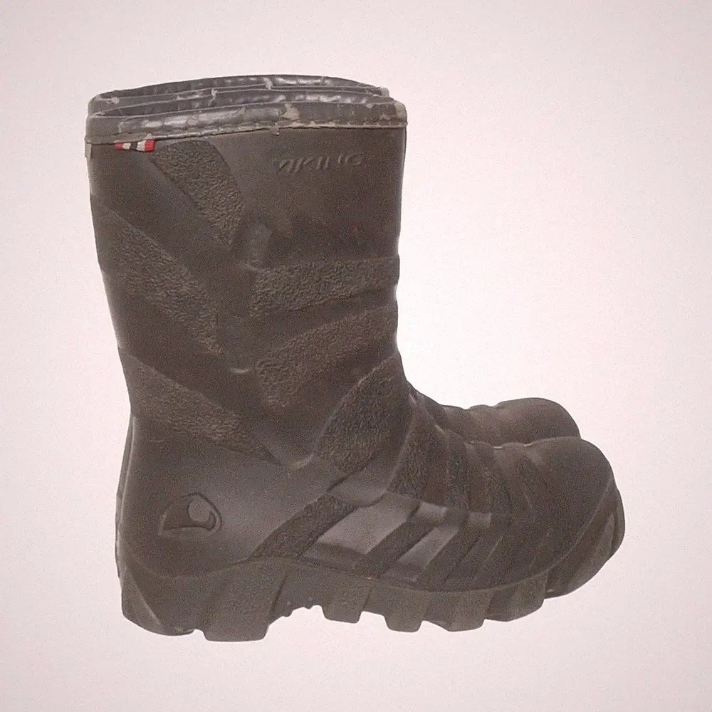 Viking, Gummistiefel, Größe: 26, Grau, Wolle, Unisex (Erwachsene) #xhU
