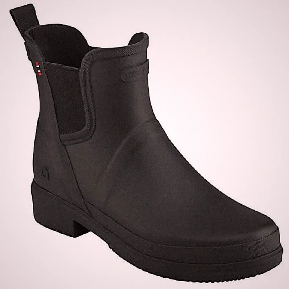 VIKING GYDA Damen Gummistiefel ungefüttert Regenstiefel waterproof schwarz NEU