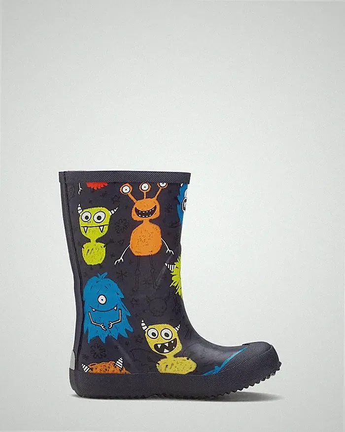 Viking Indie Print Navy/Multi Gummistiefel ungefüttert Kinder dunkelblau blau