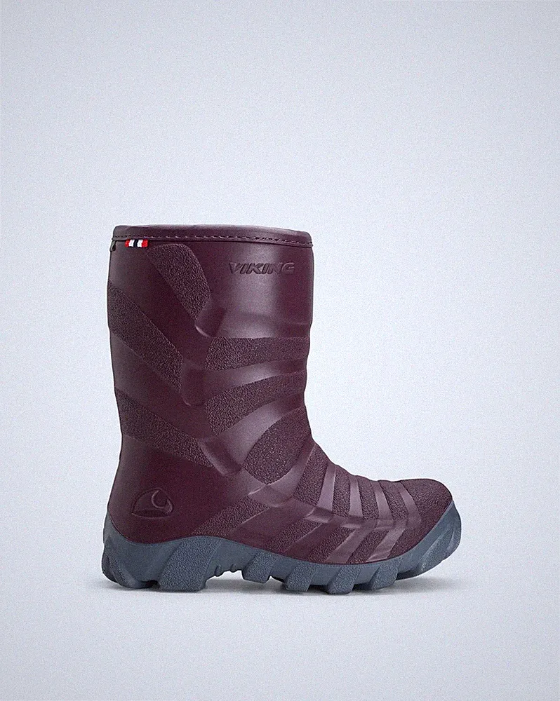 Viking Ultra 2.0 Mädchen Thermostiefel Gummistiefel hoch gefüttert lila