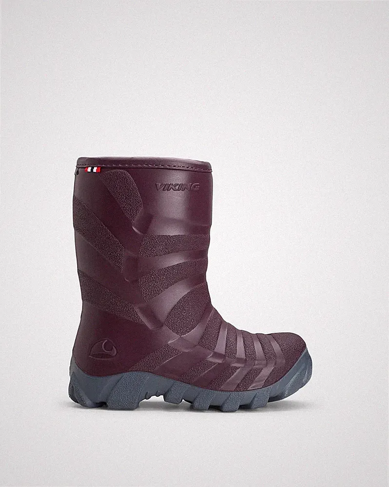 Viking Ultra 2.0 Mädchen Thermostiefel Gummistiefel hoch gefüttert lila