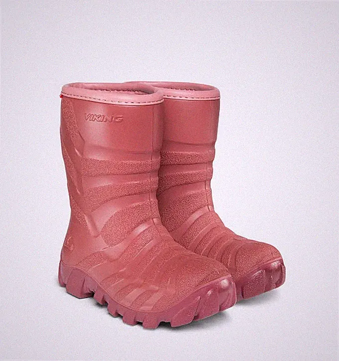 Viking Ultra Warm Pink/Light Pink Thermo Boot Gummistiefel Kinder pink