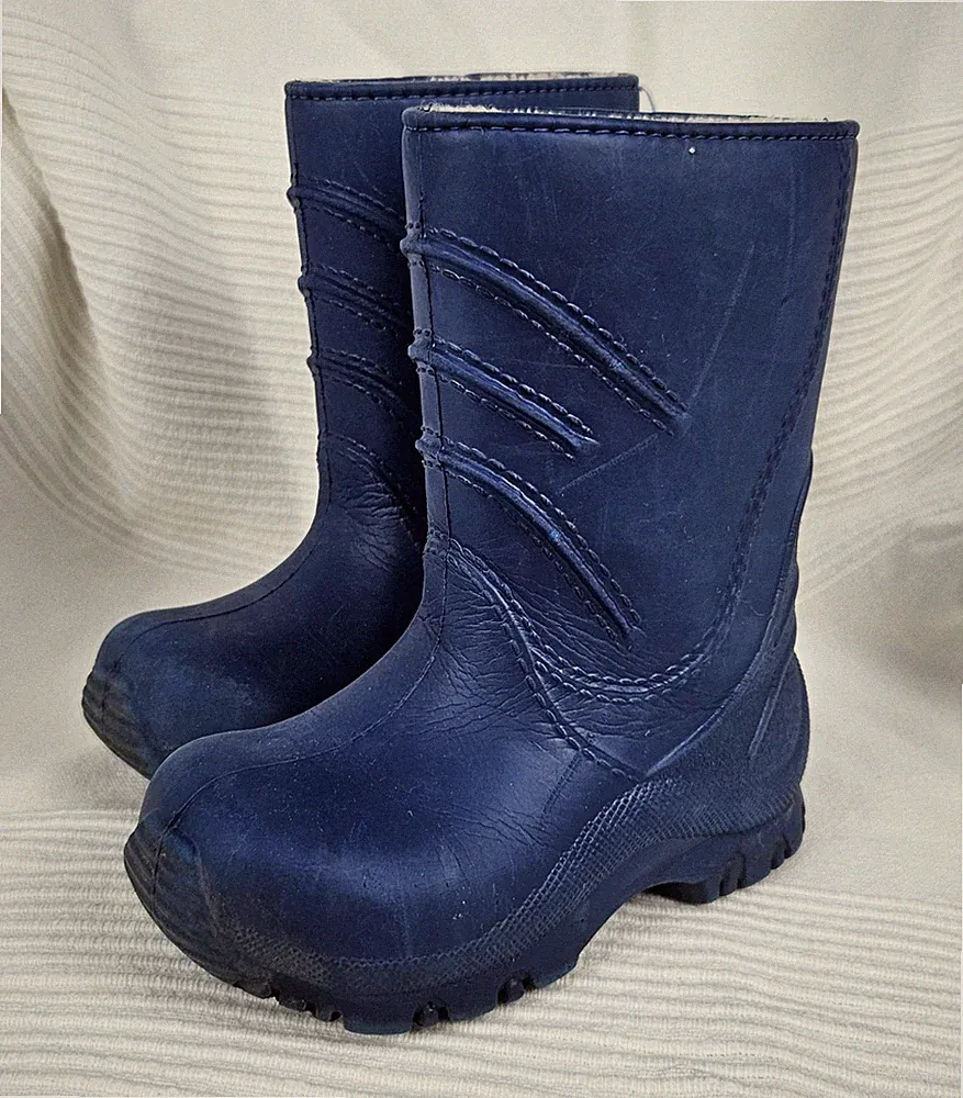 Vin Teh Italy Gummistiefel Regenstiefel federleicht gefüttert blau Gr.22/23 KiTa
