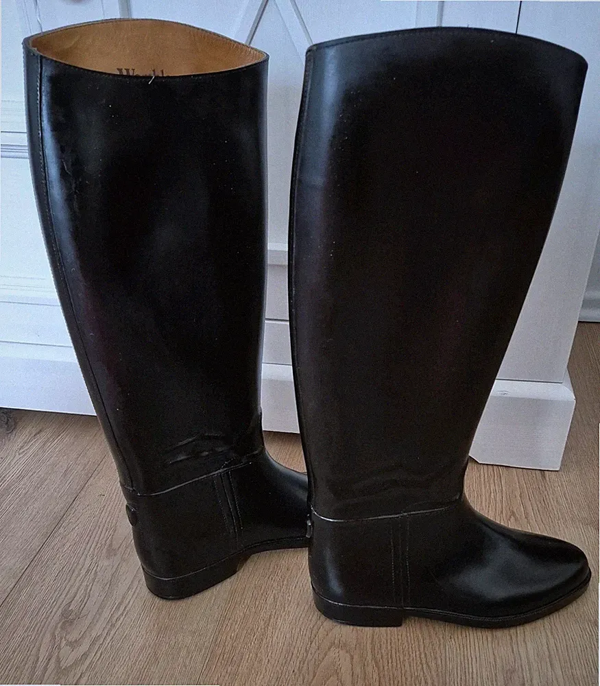 Vintage Wembley, Reitstiefel, Größe: 36, Schwarz, Damen, Kinder