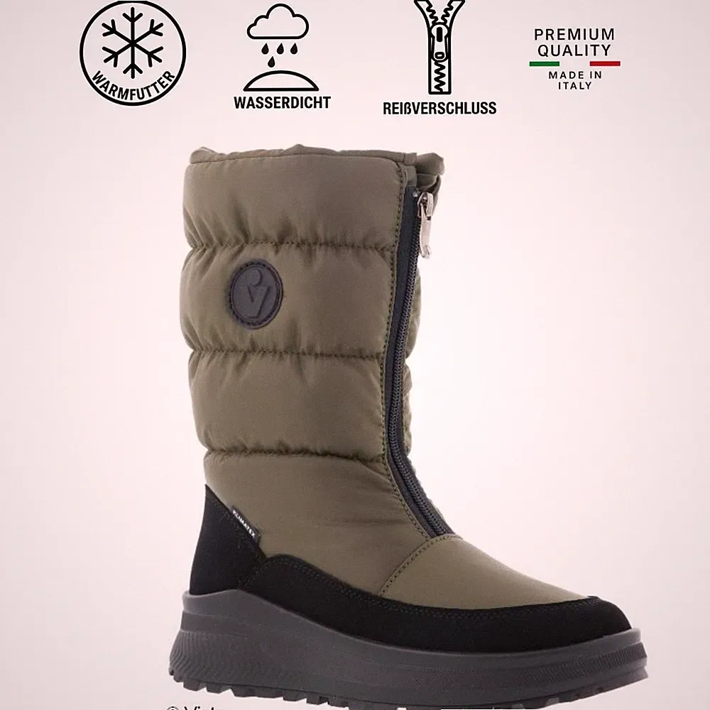 VISTA Damen Winterstiefel 24-05249 schwarz wasserdicht Warmfutter Boots 36–42
