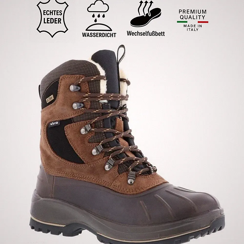 VISTA Herren Winterstiefel Canadian Boots Jagdstiefel wasserdicht Leder Gr 39-47