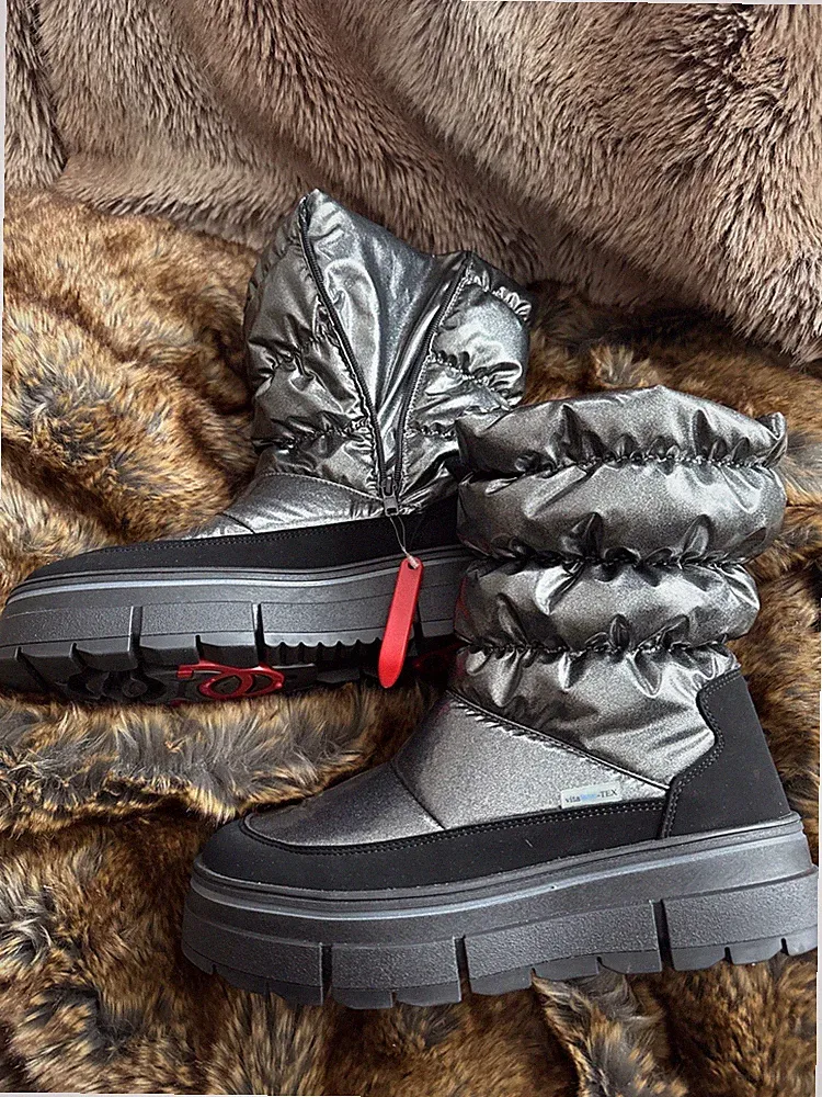 VITAFORM Damen-Stiefel Gr. 42 mit Spikes zum Ausklappen! InnenKomplettFleece!NEU
