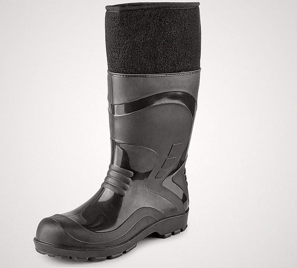 wärmende Gummistiefel Filzstiefel mit Warmfutter, wasserdicht und rutschfest