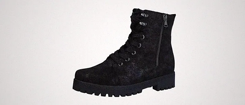 Waldläufer Damen Stiefelette multi (Schwarz) 338813-111-299