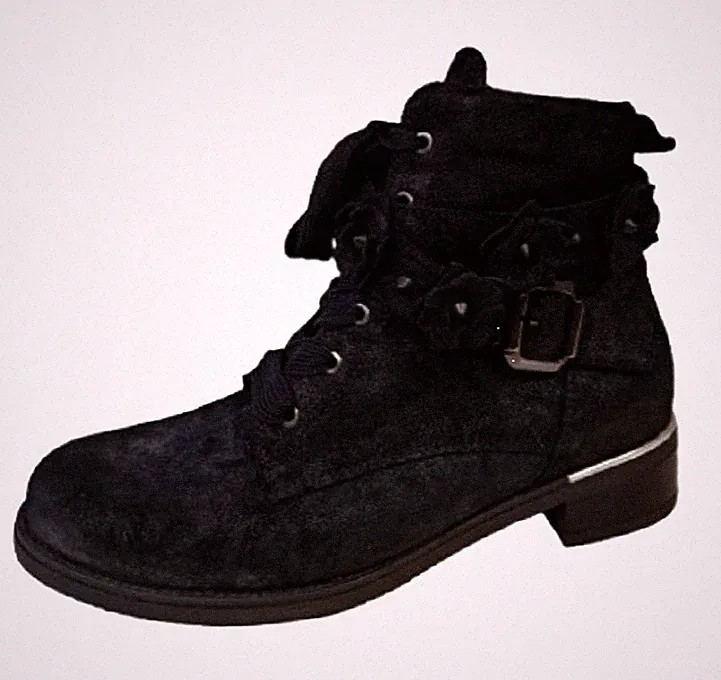 Waldläufer Damen Stiefeletten aus Wildleder 386304, Weite H Gr 5 / 38