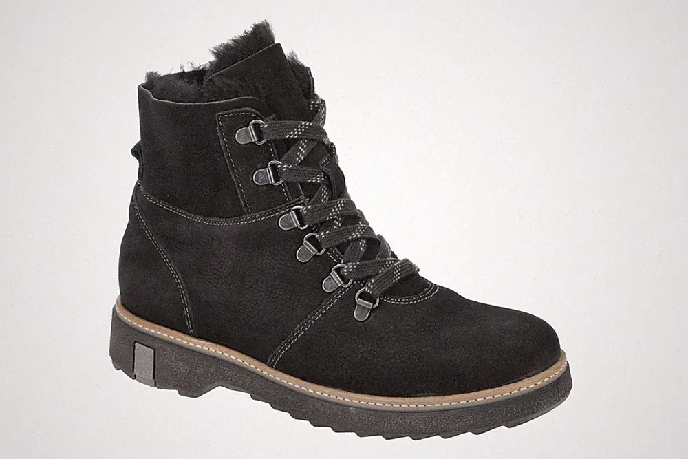 Waldläufer HITOMI Damen Stiefeletten - Winterstiefelette schwarz Freizeit NEU
