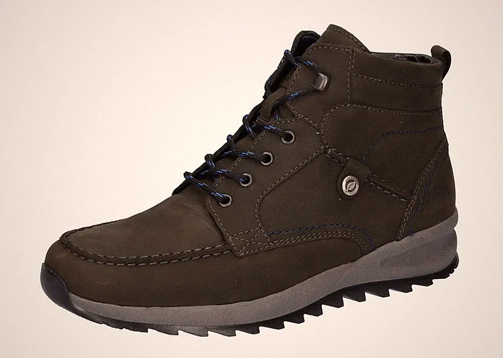 Waldläufer Stiefelette Helle Grün Nubukleder Stiefel Boot Extraweit Einlage Warm
