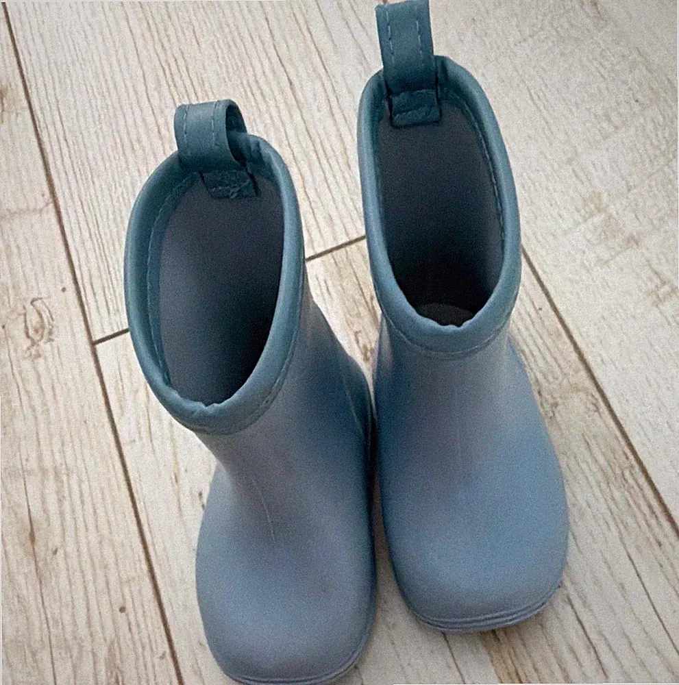 Waldläufer Unisex Kinder Gummistiefel Gummi Blau Wasserdicht Knöchel EU 21