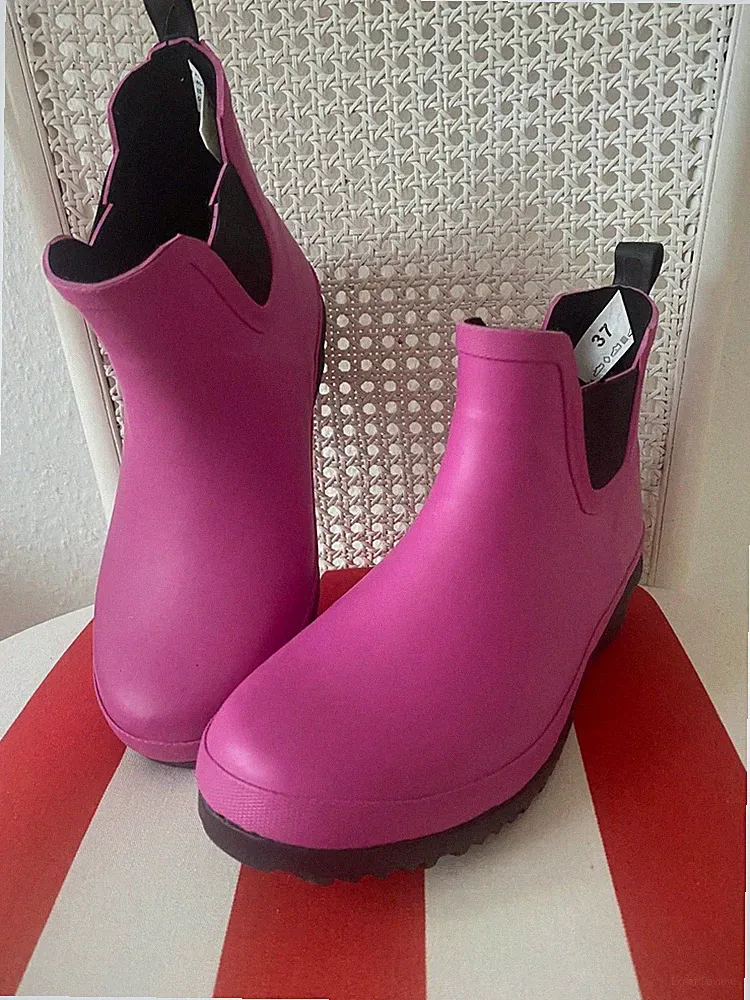 Wally Stiefel Gummistiefel Wasserdicht Größe 37,Farbe:Pink/Schwarz.Zustand:Sehr