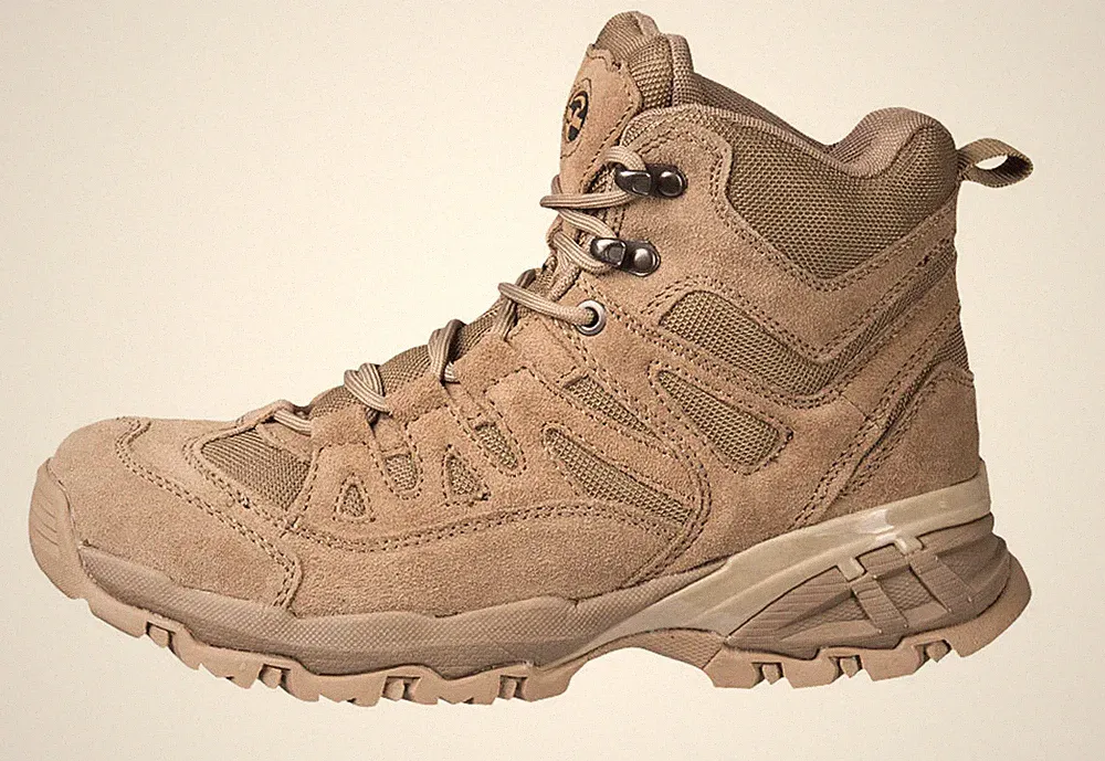 Wander- Outdoor Trekkingstiefel Squad Leder beige Mil-Tec