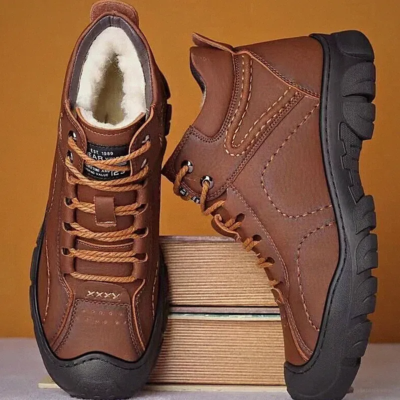 Warm Gefüttert Stiefel Schuhe Schneeschuhe Winterboots Stiefeletten Herren Damen