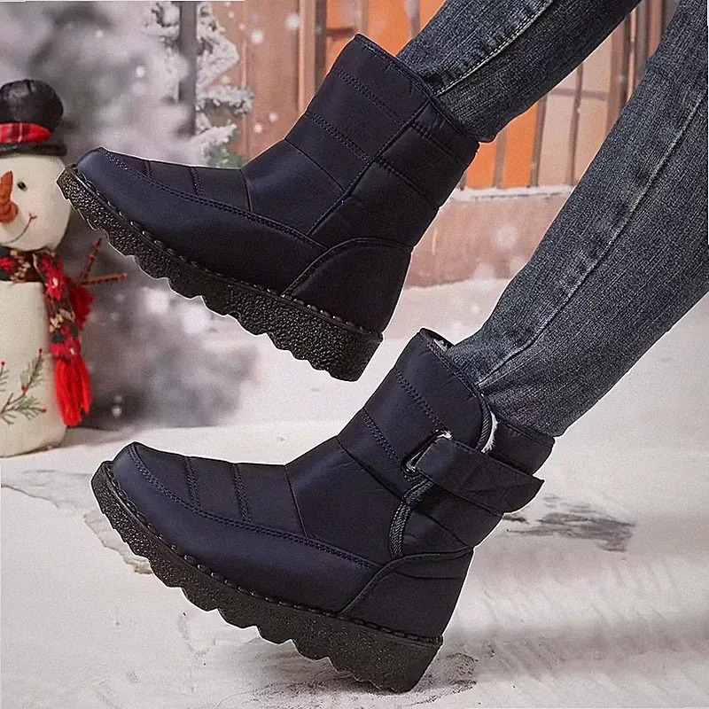 Warme Winterstiefel, Schneeschuhe, Stiefel, Boots, gefüttert, schwarz, Gr 39,5