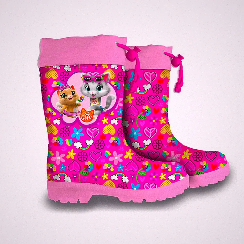 Wasserdichte 44 Cats Gummistiefel – Stylische Kinderregenstiefel für Regentage