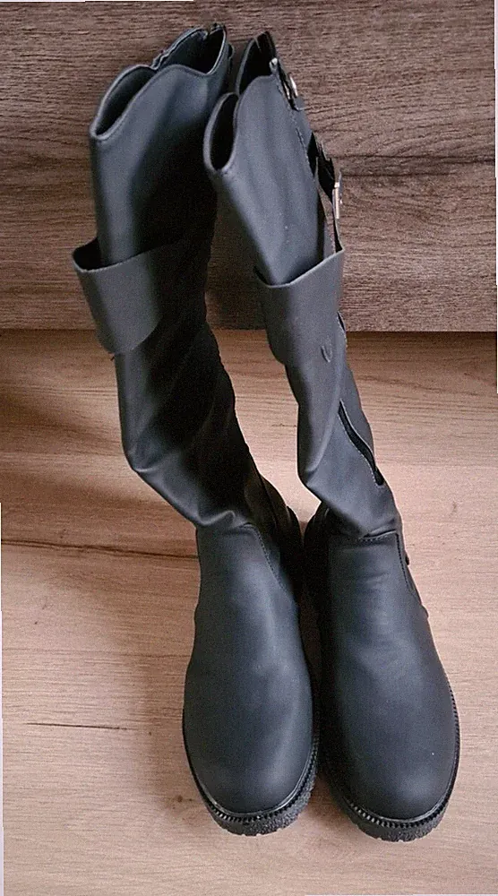 wasserdichte Damen Stiefel Schwarz, ungetragen