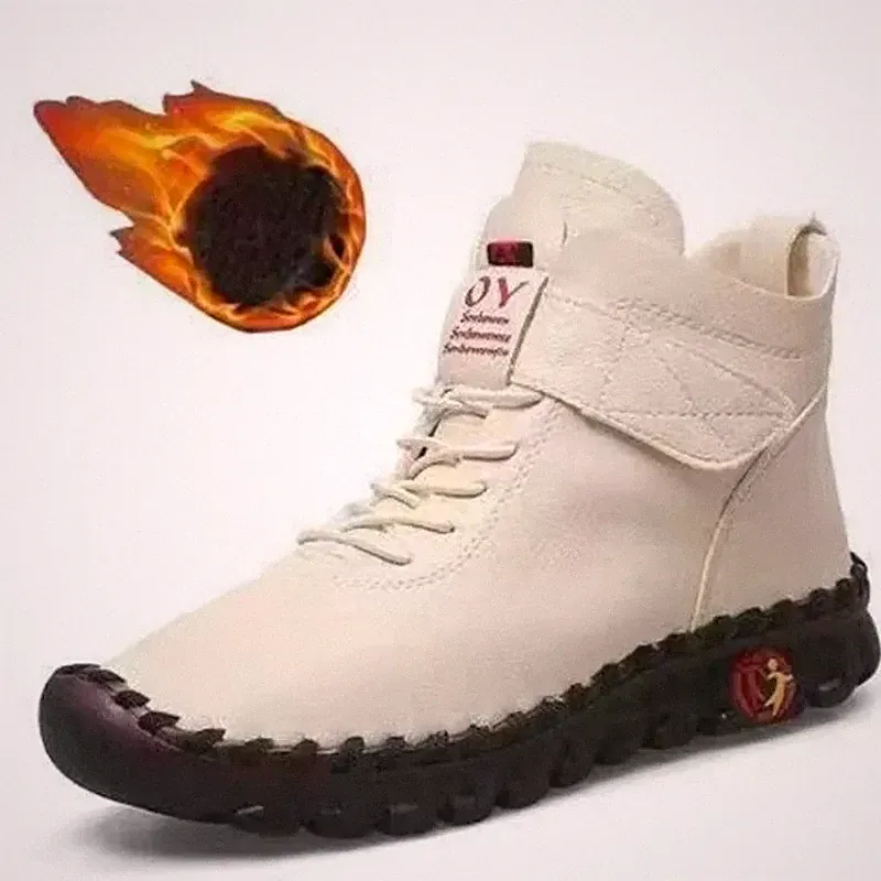 Wasserdichte Schneestiefel für den Winter aus hochwertigem PU-Leder.