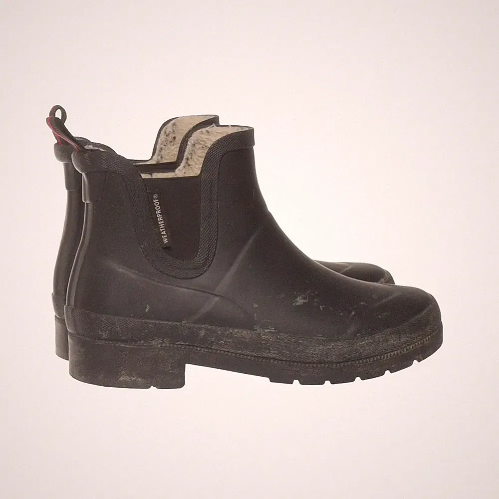Weatherproof, Kurze Gummistiefel, Größe: 36 1/2, Schwarz, Damen #uSI