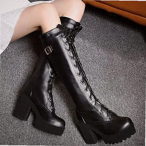 Wedge Ankle Boots High Heels Keilabsatz Stiefeletten 12cm Absatz Plateau Schuhe