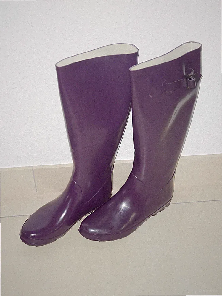 Weiche Gummistiefel Gr. 37 Neu echtes Gummi kein PVC! Hoher Schaft!
