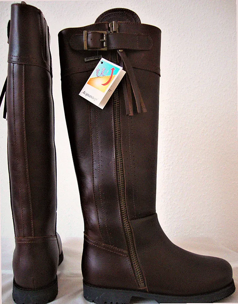 WELLIGOGS MATADOR Reitstiefel Country Land Boot Damen Stiefel Leder Gr.38 NEU