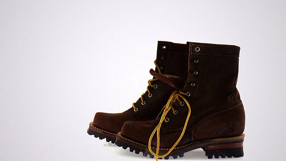 Westernstiefelette Arbeits Cowboyboot 38 Braun Schnürer Mexico