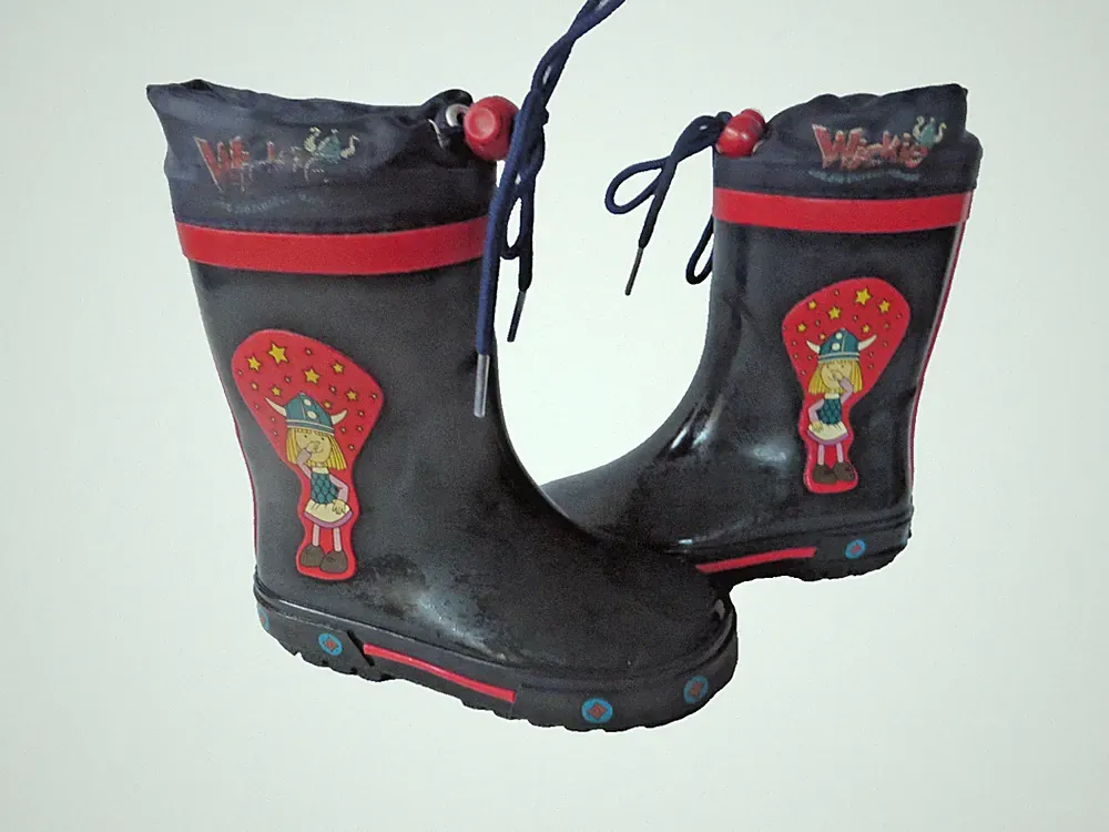 WICKIE ° coole Gummistiefel Gr. 24 blau Jungen Schuhe Stiefel Regenstiefel