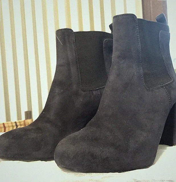 Wildleder Stiefeletten Blau