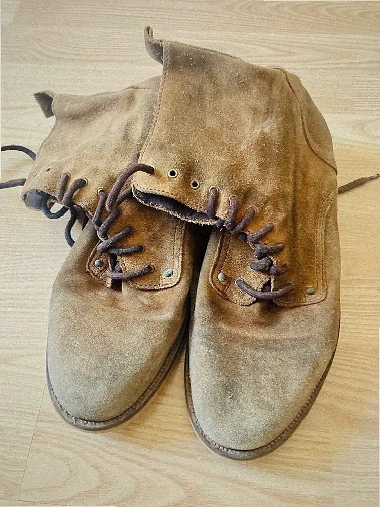 Wildlederstiefel Herren / Homini Emerito Größe 44 / 10 1/2 Made in Spain Stiefel