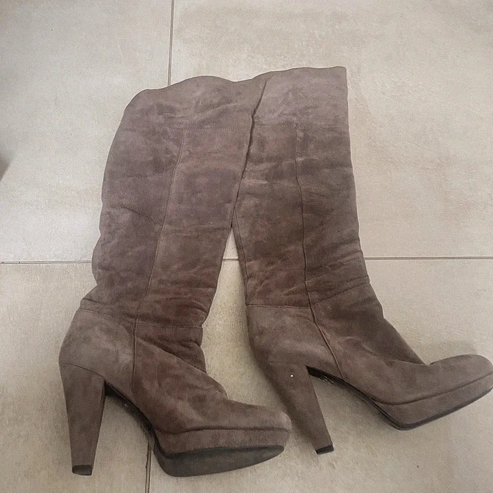 wildlerderstiefel gr 37 grau overknee