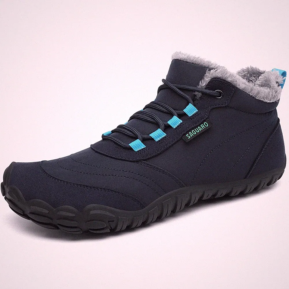 Winter Barfußschuhe Damen Winterschuhe Herren Barfusschuhe Winterstiefel Gefü...