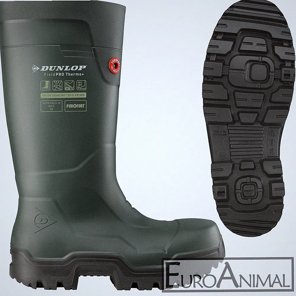 Winter Gummistiefel Sicherheitsstiefel Dunlop Purofort Thermo+ FieldPRO S5