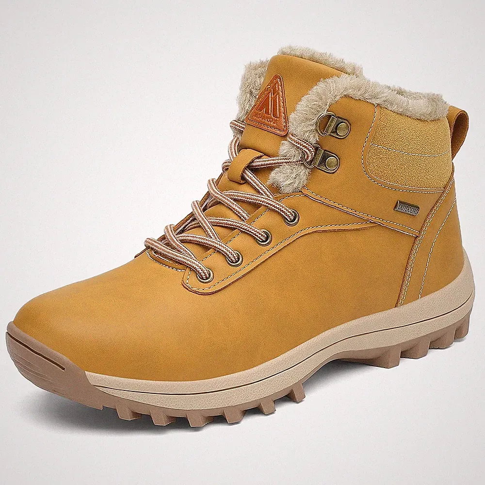 Winterschuhe Damen Winterstiefel Herren Gefüttert und Wasserabweisend Wanders...