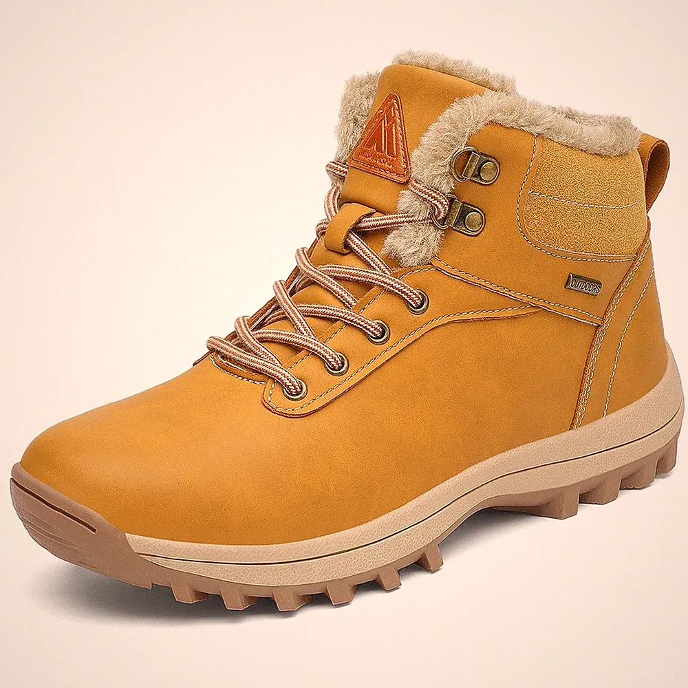 Winterschuhe Damen Winterstiefel Herren Gefüttert und Wasserabweisend Wanders...