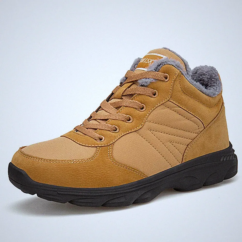 Winterschuhe Herren Damen Schneestiefel Baumwollschuhe Winterstiefel Stiefele...