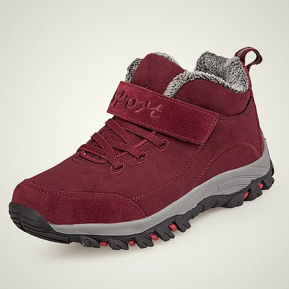 Winterschuhe Herren Damen Warm Gefütterte Winter Schneestiefel Wanderhalbschuhe